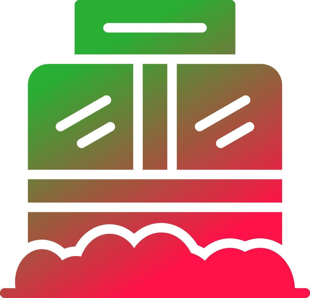 Ticket Box Creative Icon Design vector