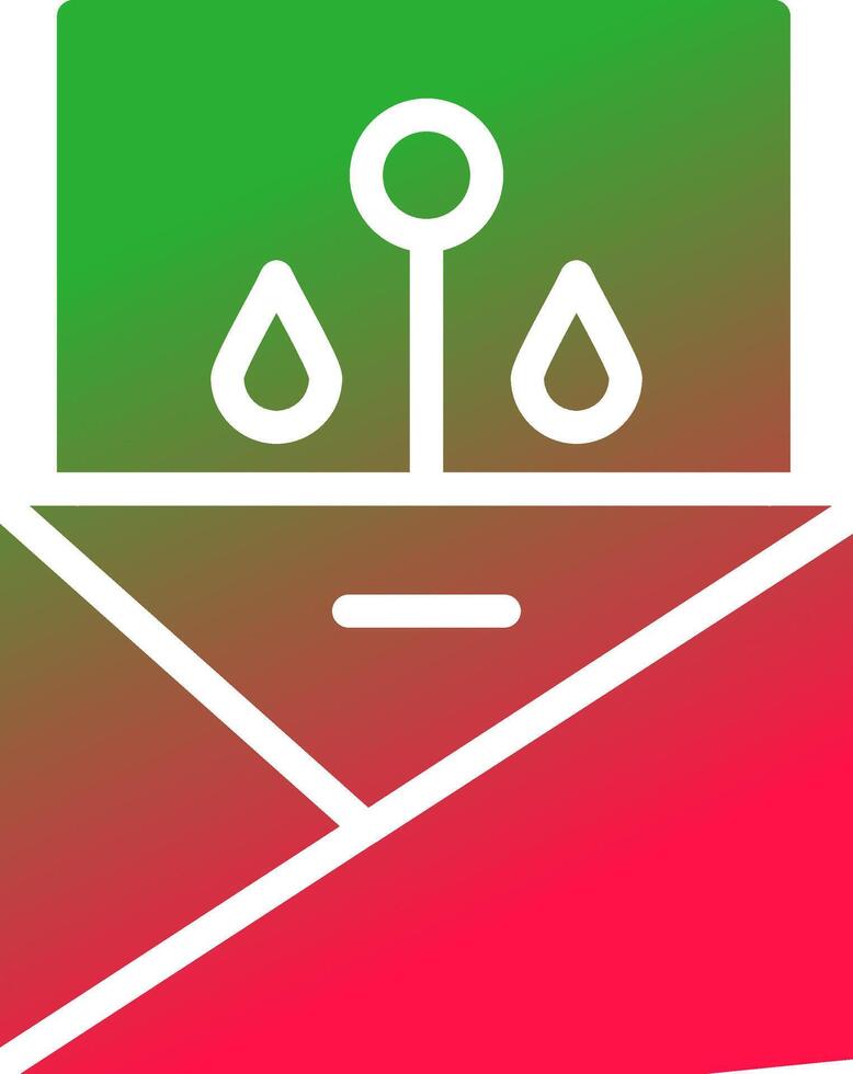 Glyph Gradient Design vector