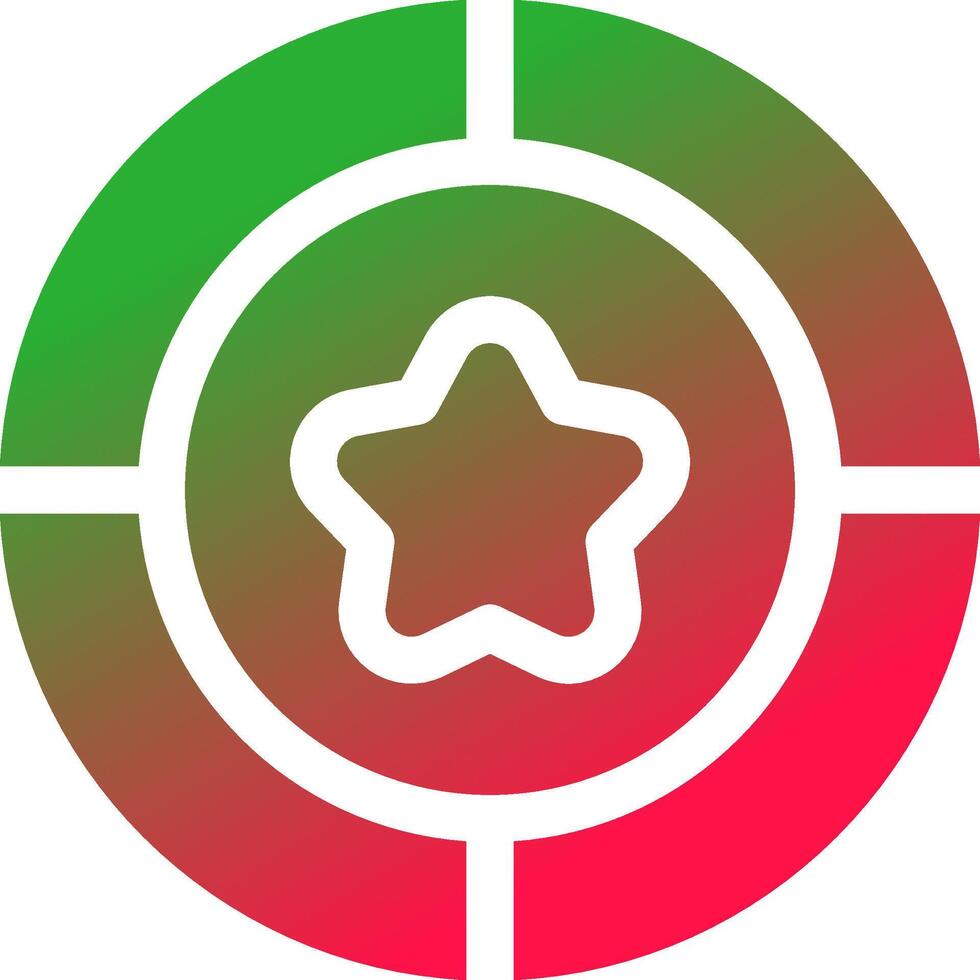 Glyph Gradient Design vector
