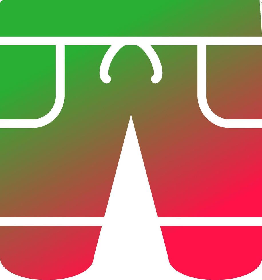 Shorts Creative Icon Design vector