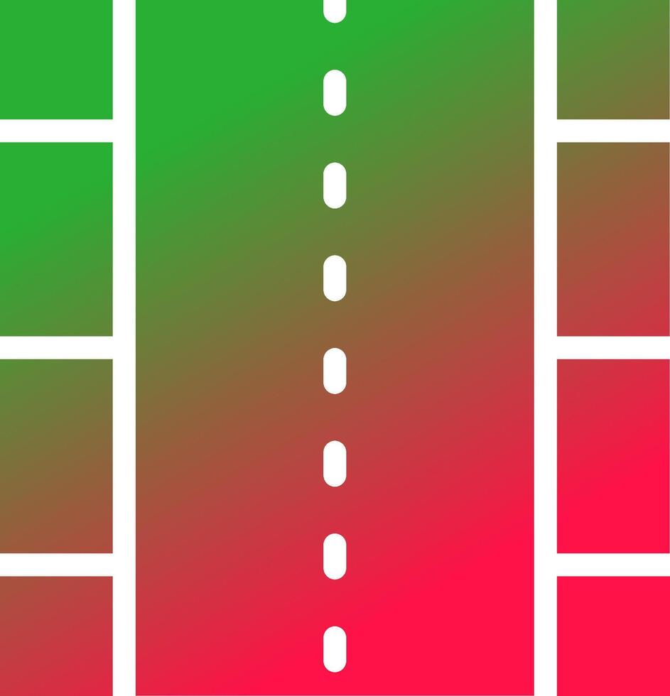 Glyph Gradient Design vector