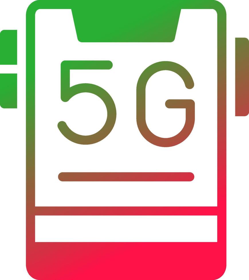 5G Creative Icon Design vector