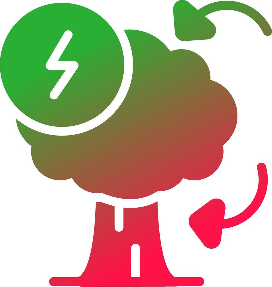 Eco Electricity Creative Icon Design vector