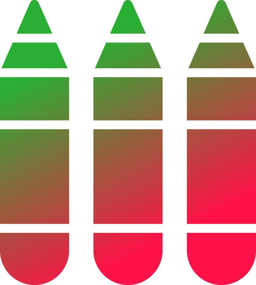 diseño de icono creativo de crayones vector