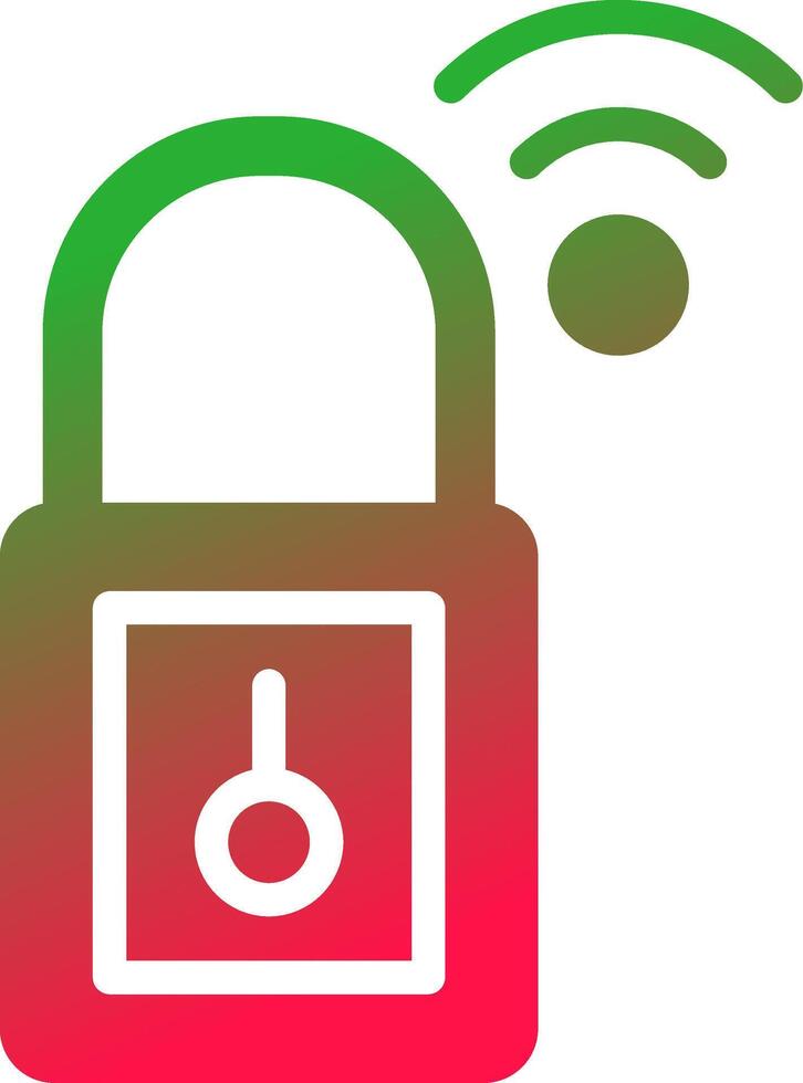 Smart Security Creative Icon Design vector