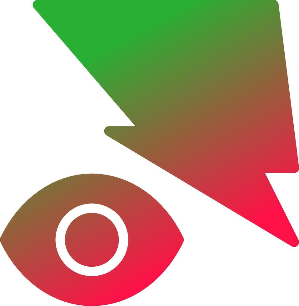 Red Eyes Creative Icon Design vector