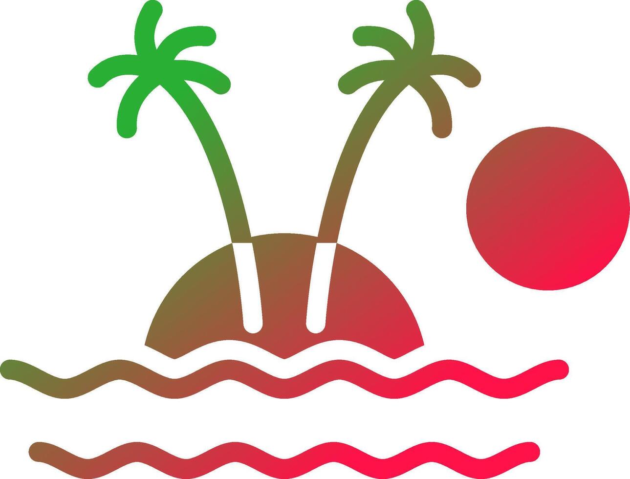 Island Creative Icon Design vector