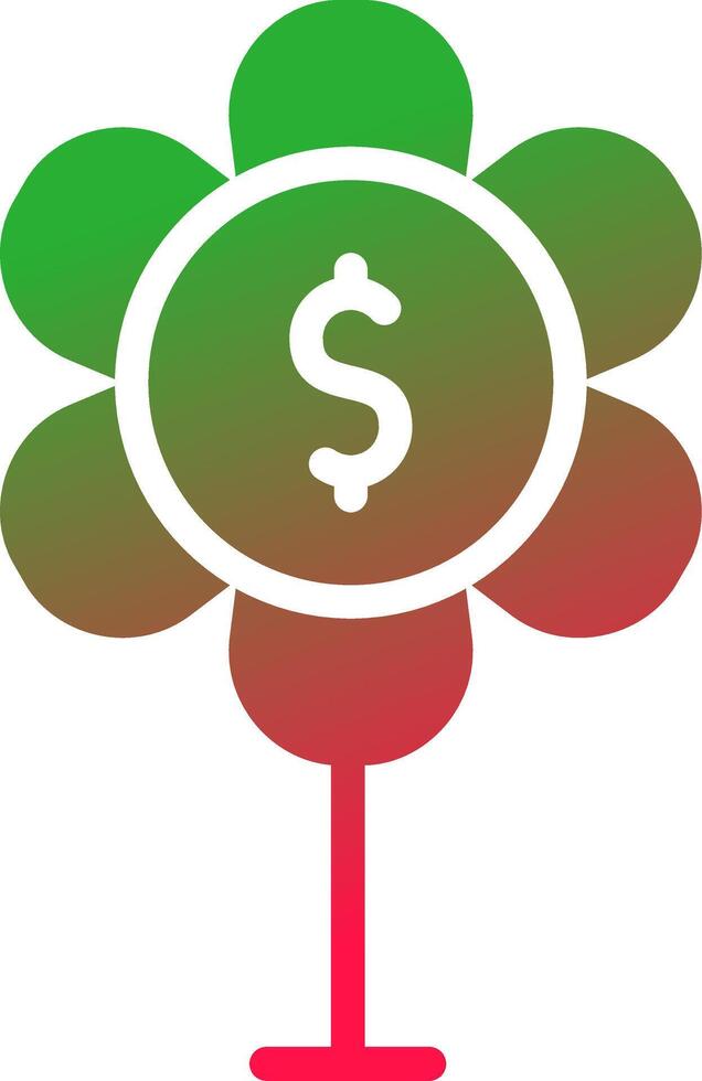 Money Growth Creative Icon Design vector