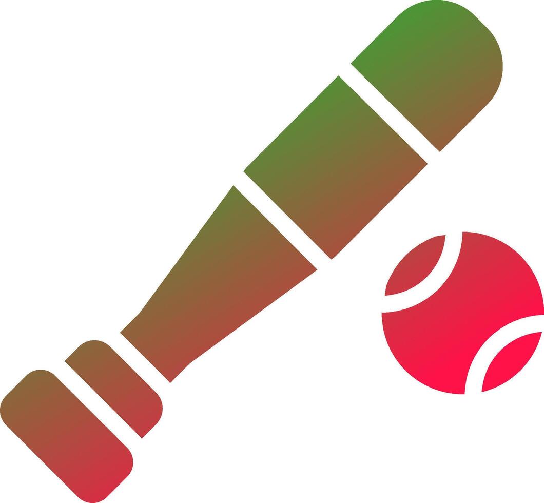 Cricket Creative Icon Design vector