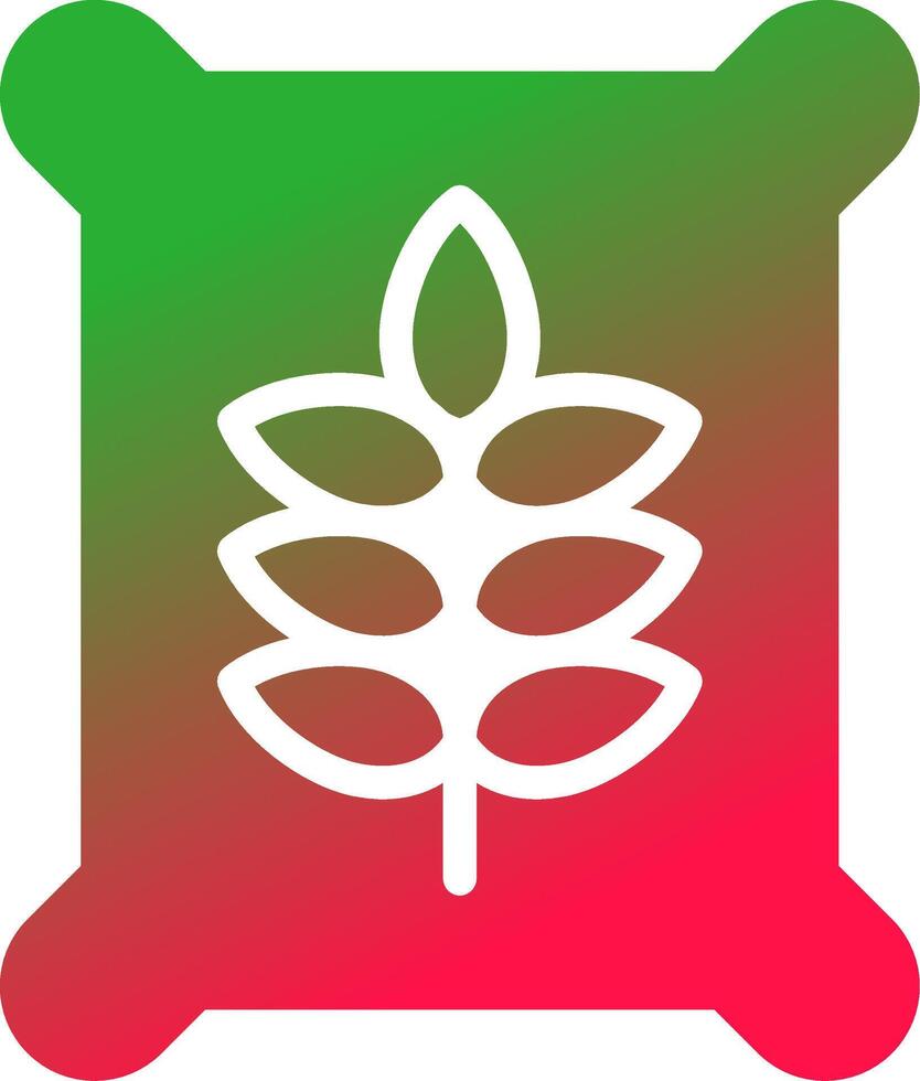 Seed Bag Creative Icon Design vector