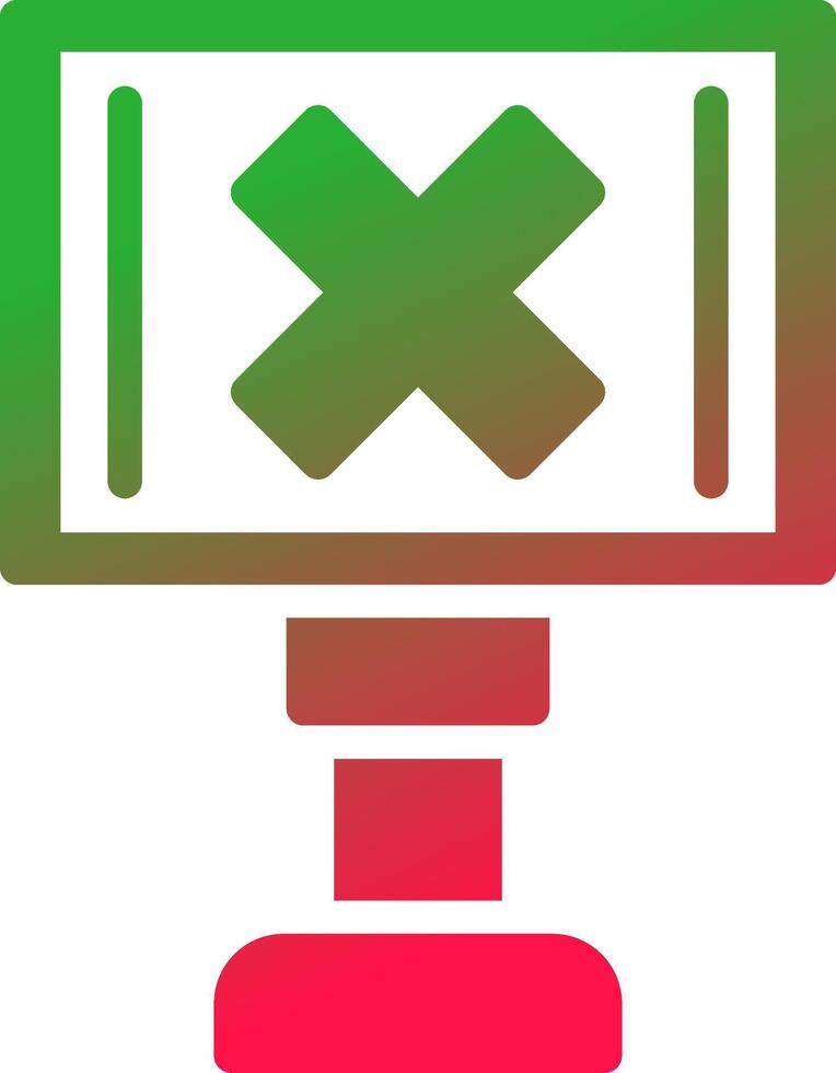 Railroad Crossing Creative Icon Design vector