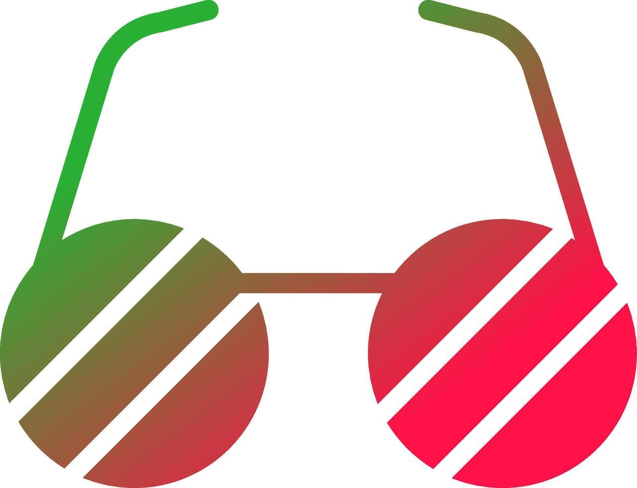 diseño de icono creativo de gafas de estrella vector