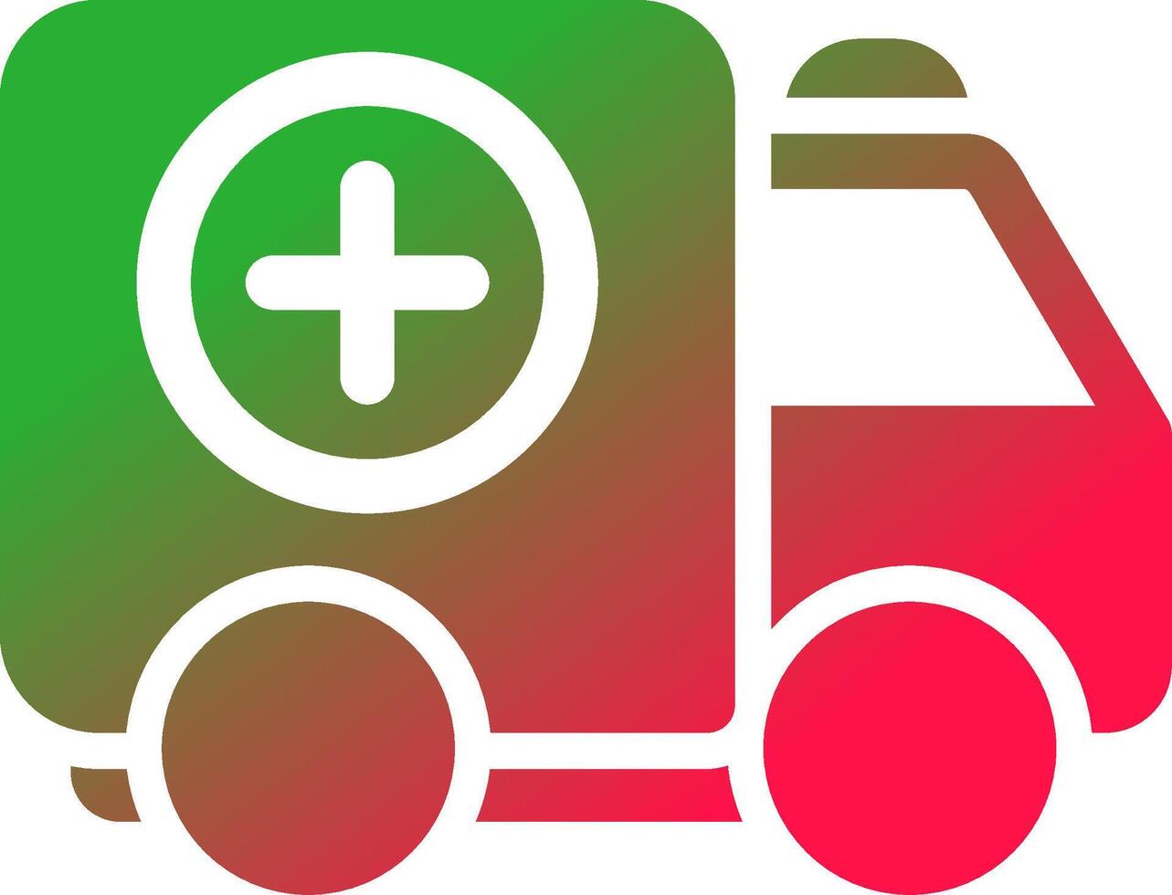 Ambulance Creative Icon Design vector