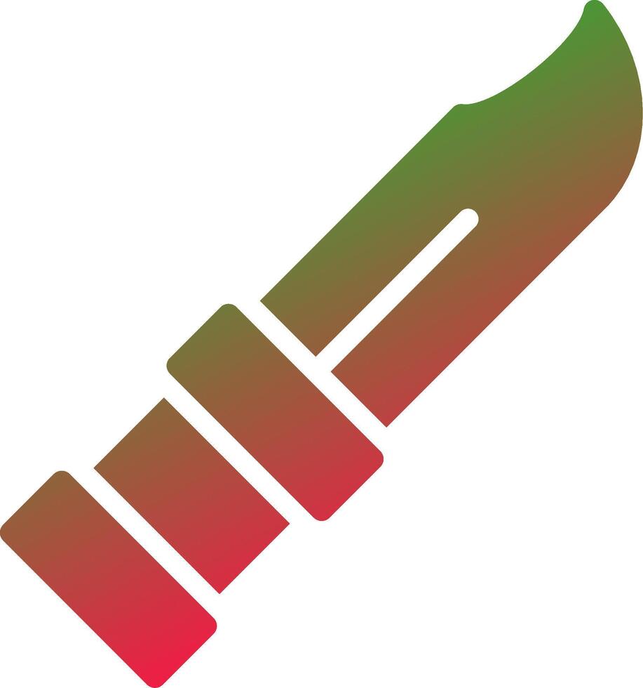 diseño de icono creativo de cuchillo vector