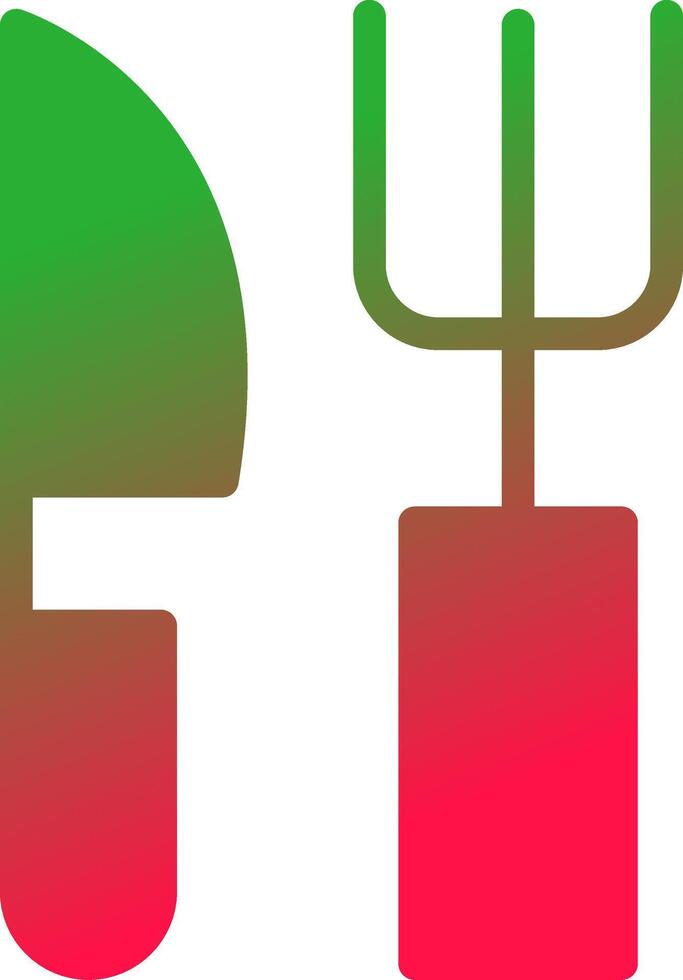 Fork and Knife Creative Icon Design vector