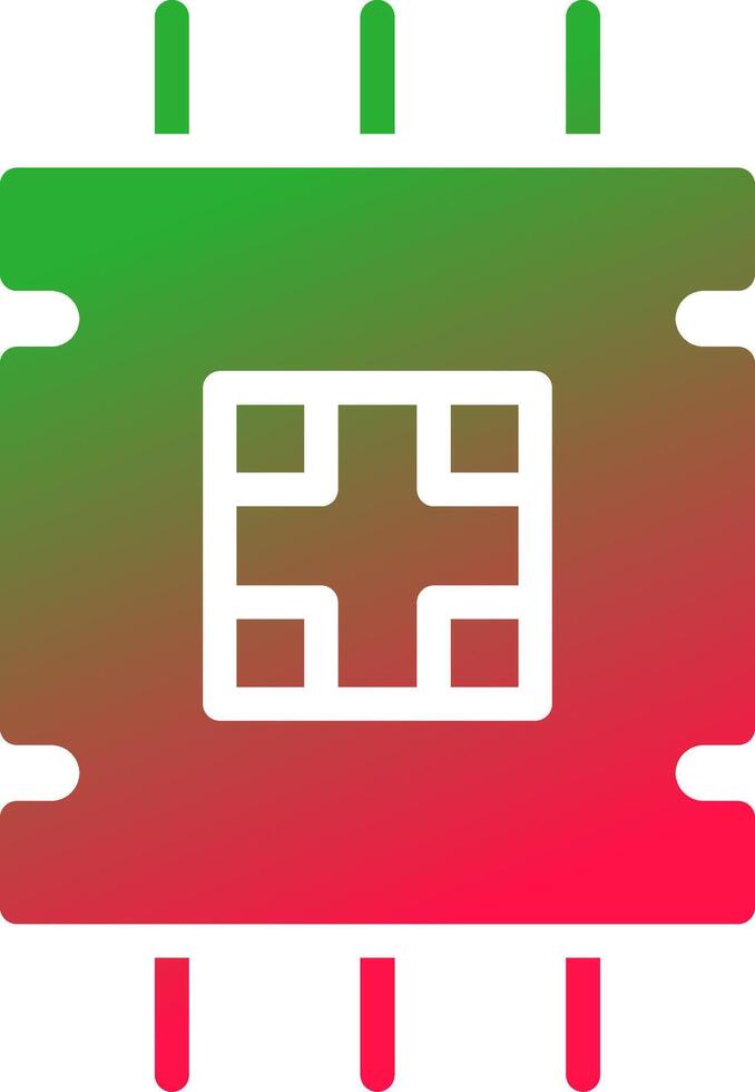 Processor Creative Icon Design vector