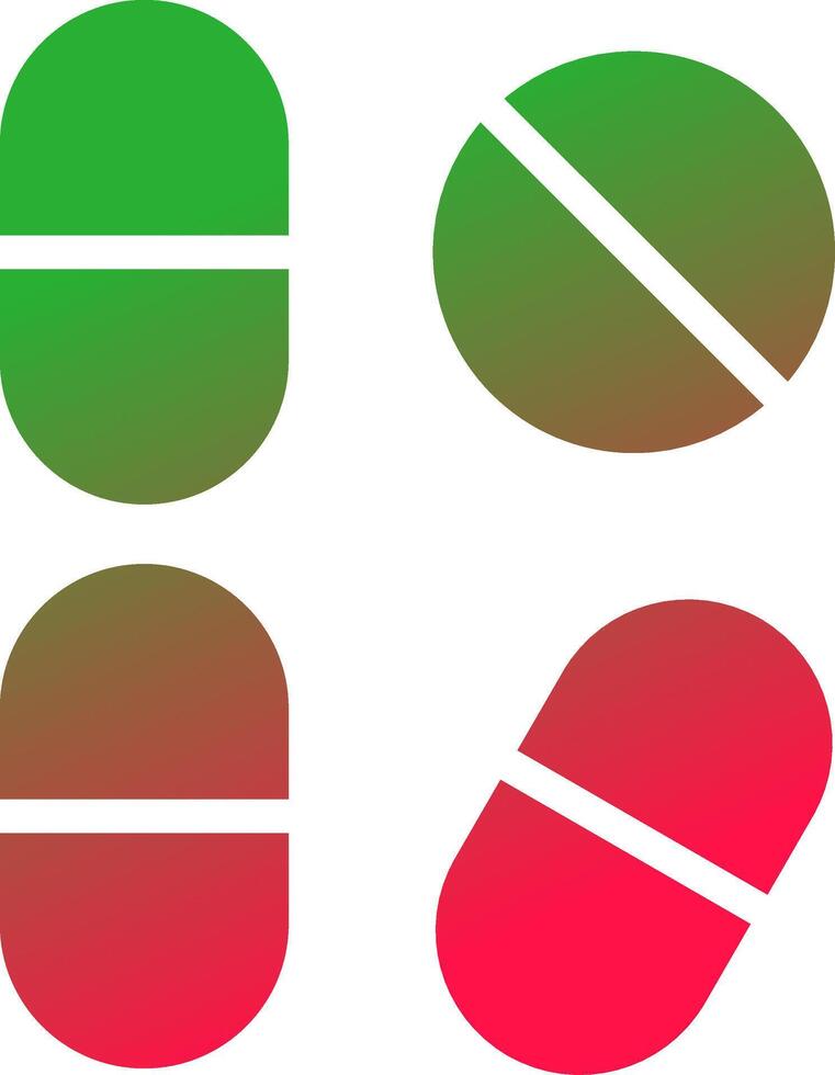 Pill Creative Icon Design vector