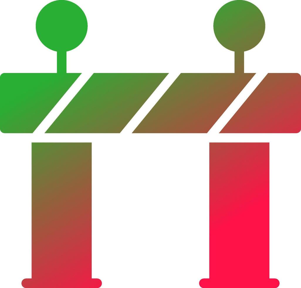 Barrier Creative Icon Design vector