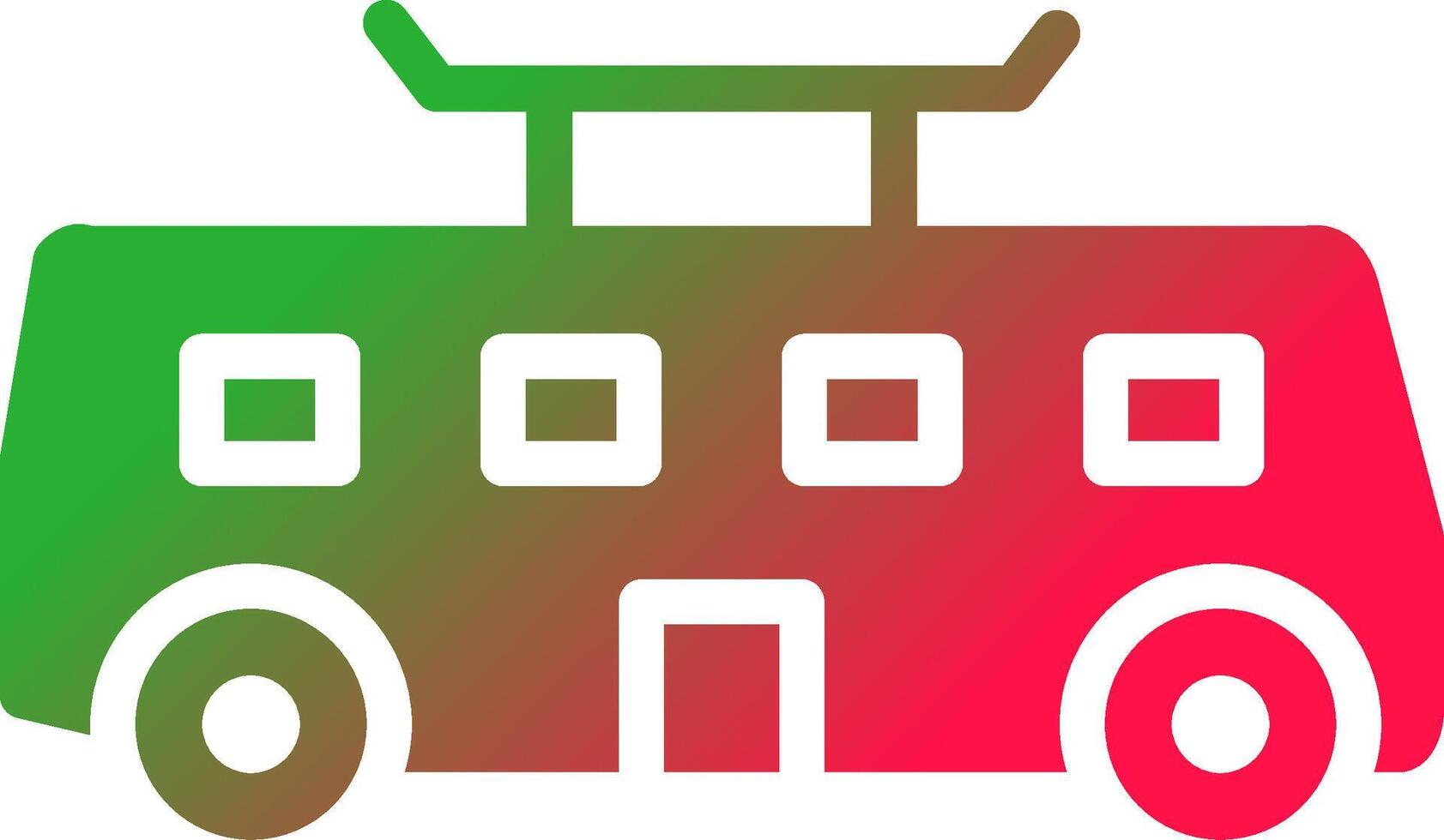 Tramcar Creative Icon Design vector