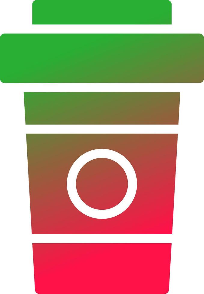 Paper Cup Creative Icon Design vector