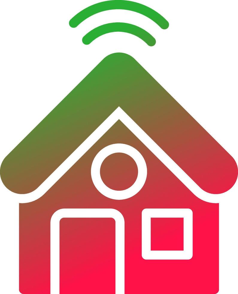 Smart Home Creative Icon Design vector