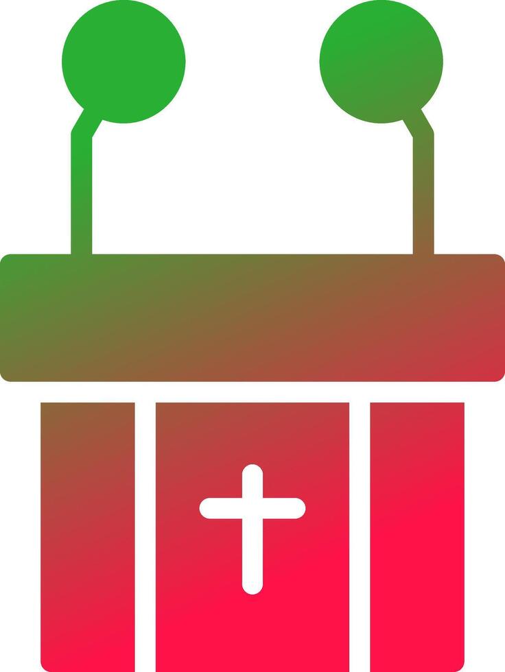 Pulpit Creative Icon Design vector