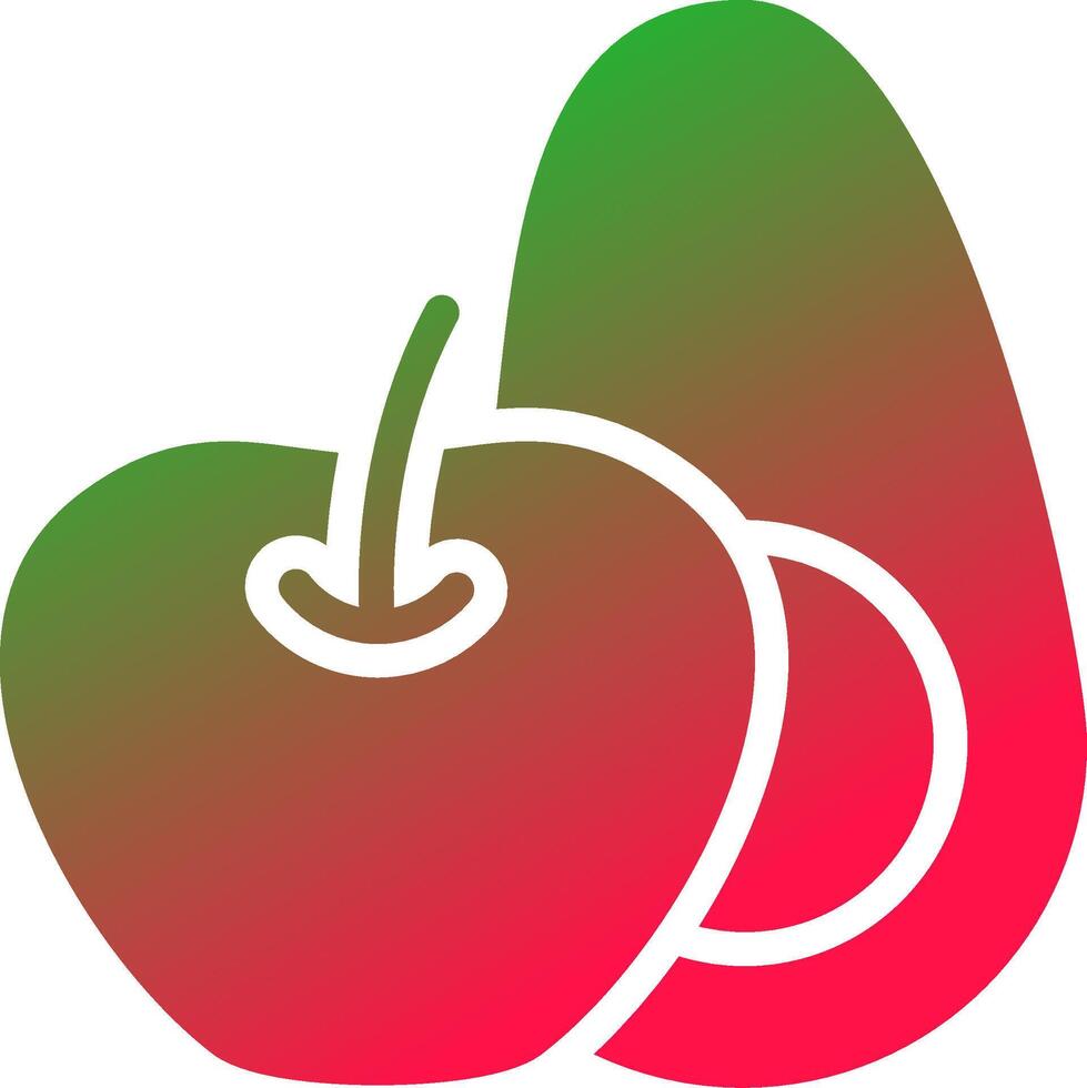 frutas creativo icono diseño vector