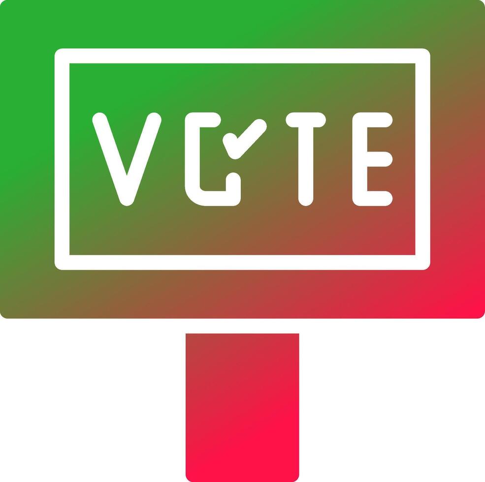 Vote Creative Icon Design vector