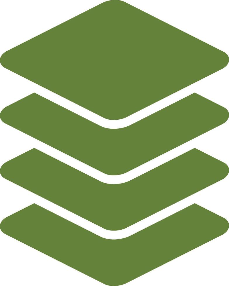 Layers Creative Icon Design vector