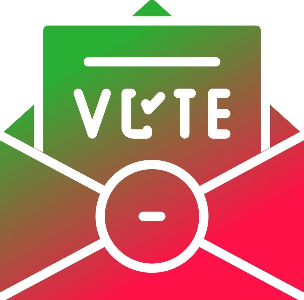 votar diseño de icono creativo vector