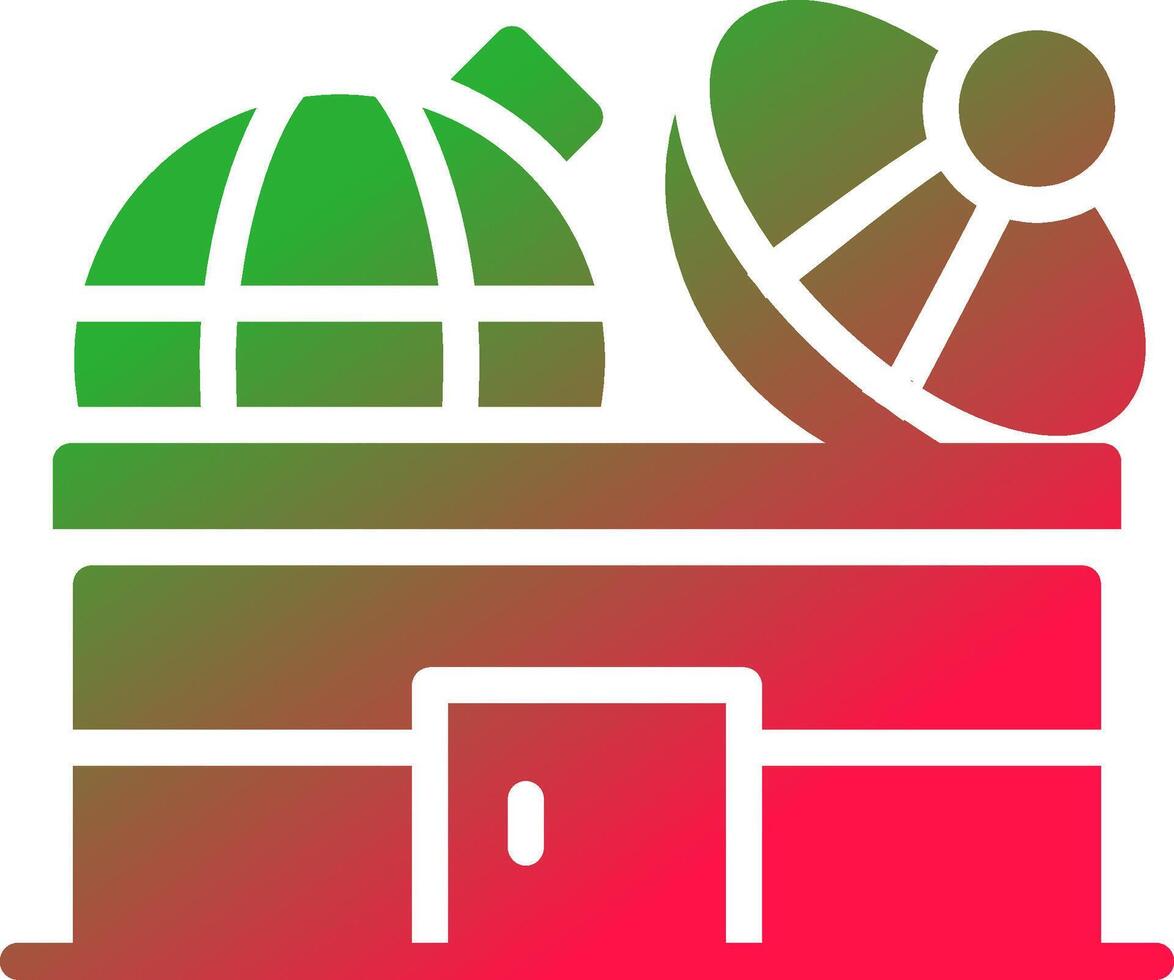 Observatory Creative Icon Design vector