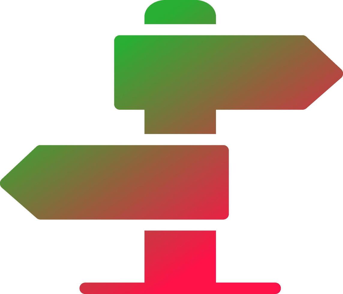 Road Sign Creative Icon Design vector
