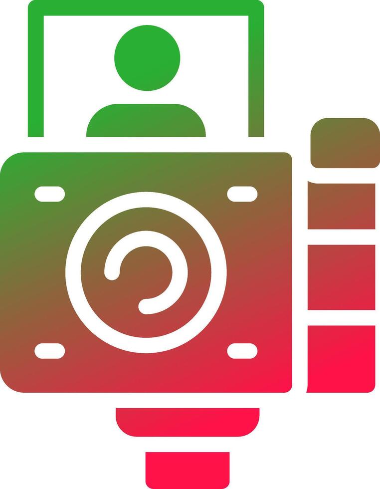 Vlogger Creative Icon Design vector