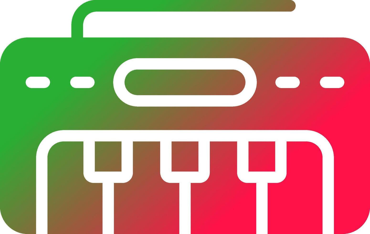 Glyph Gradient Design vector