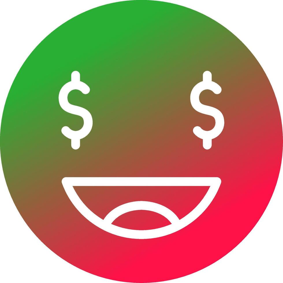 Greedy Creative Icon Design vector