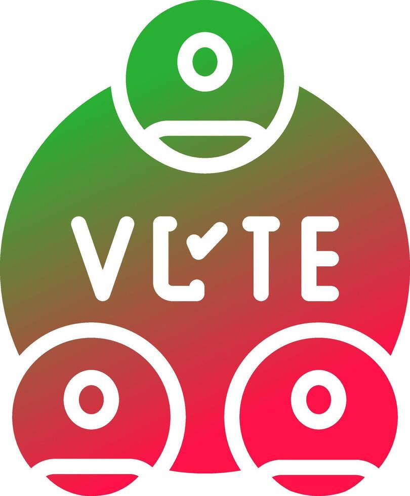 diseño de icono creativo de elecciones vector