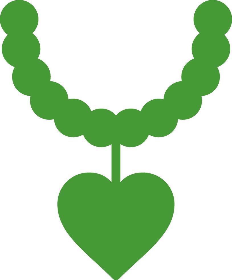 diseño de icono creativo de collar de perlas vector