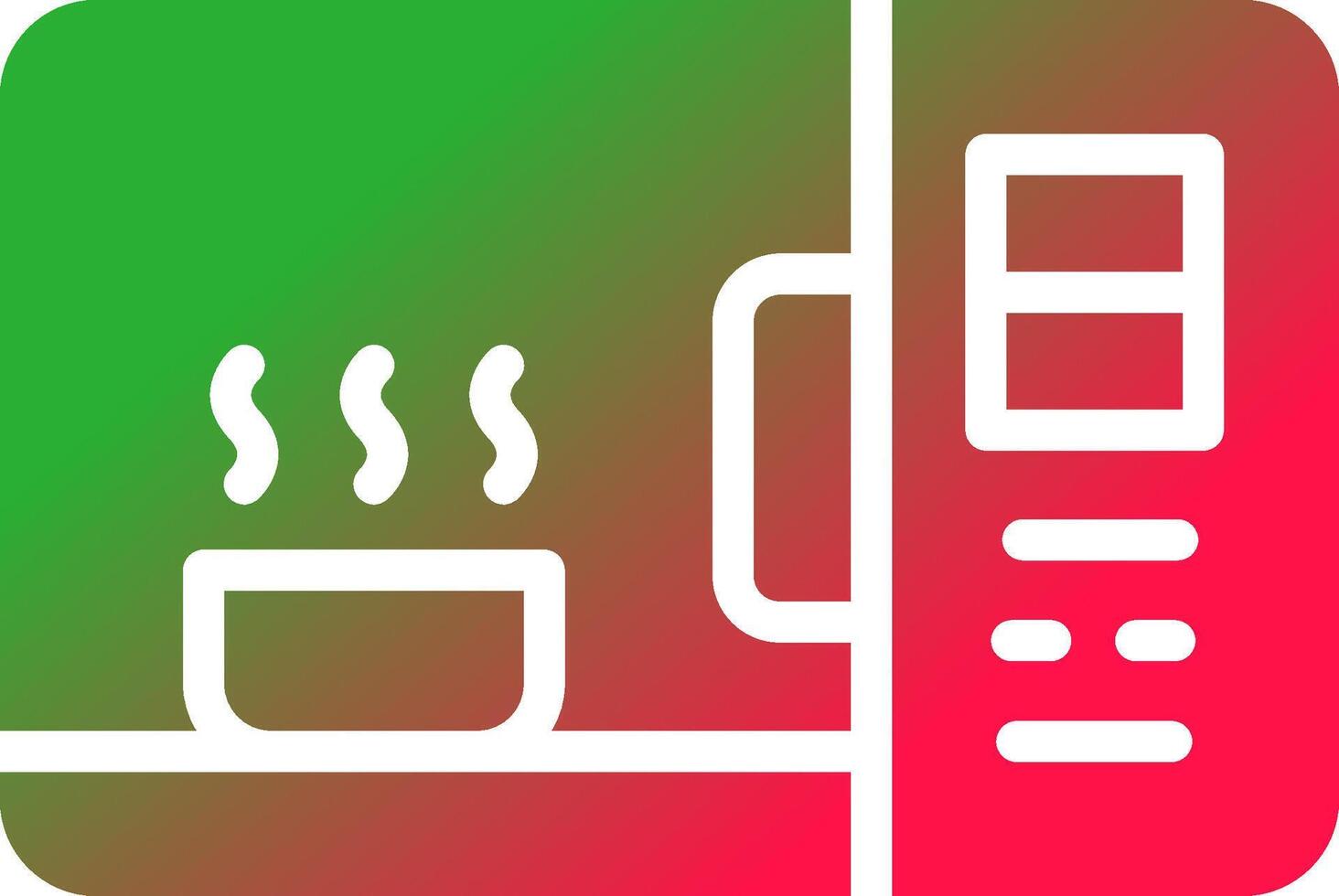 Microwave Creative Icon Design vector