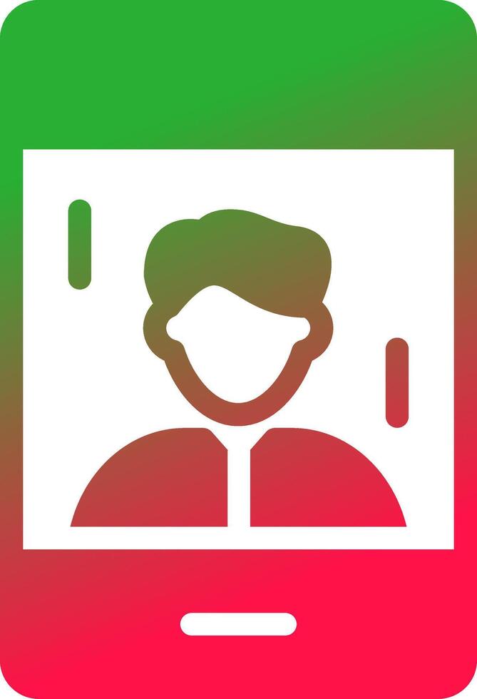 Influencer Male Creative Icon Design vector