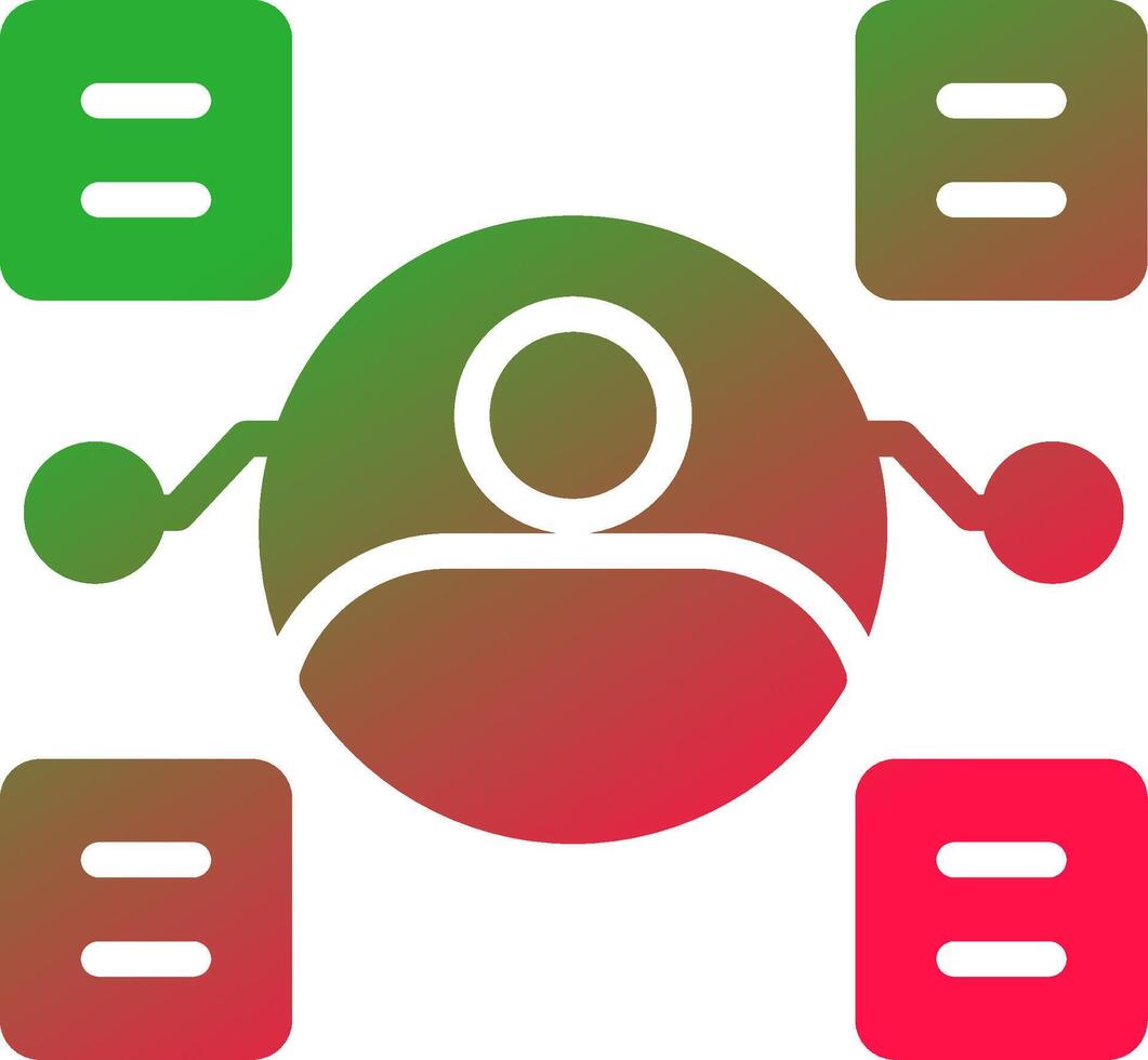 User Predictions Creative Icon Design vector