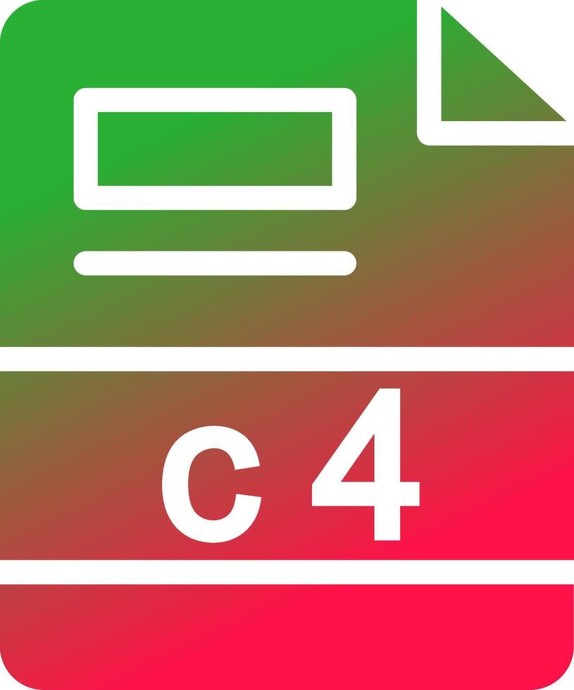 c4 Creative Icon Design vector