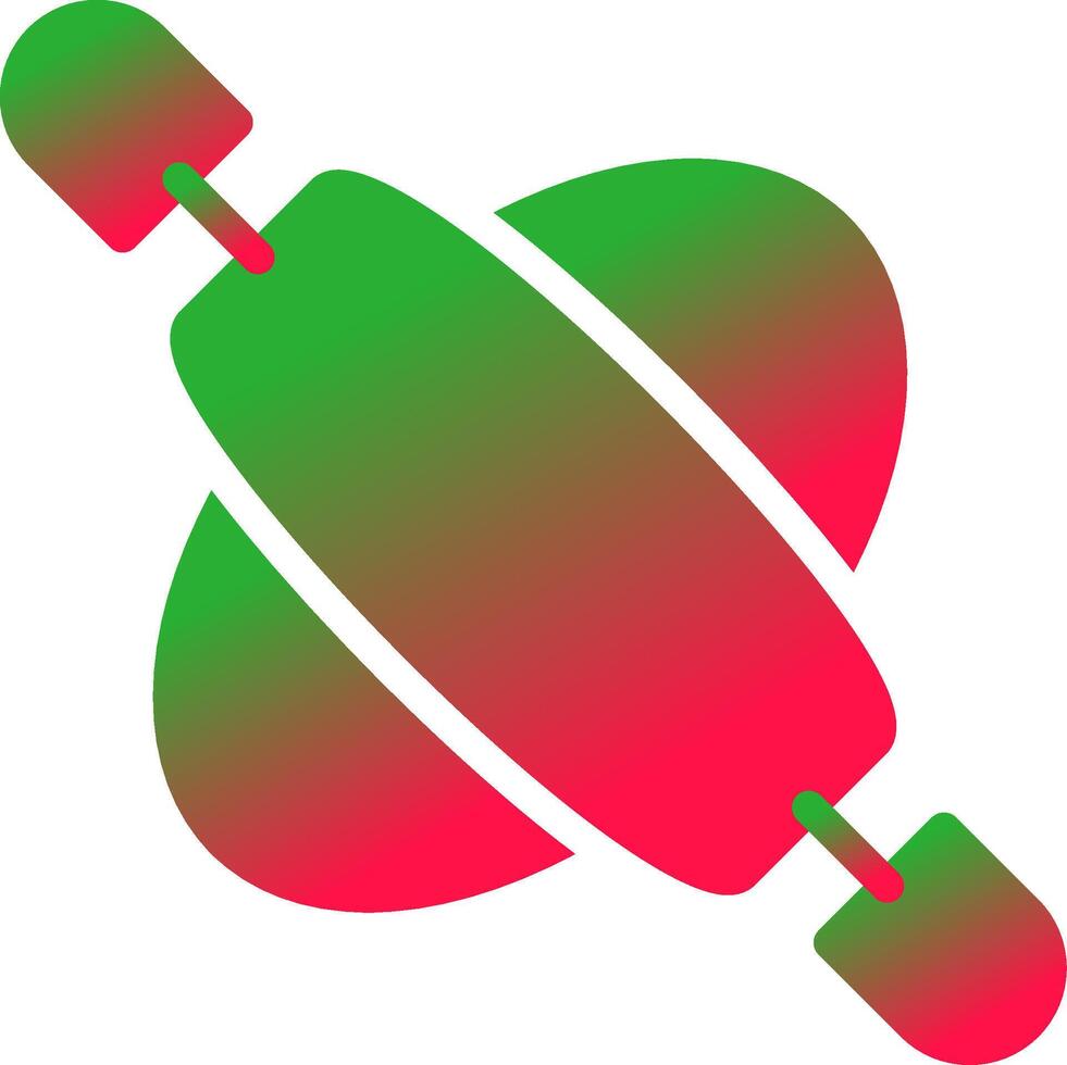 Rolling Pin Creative Icon Design vector