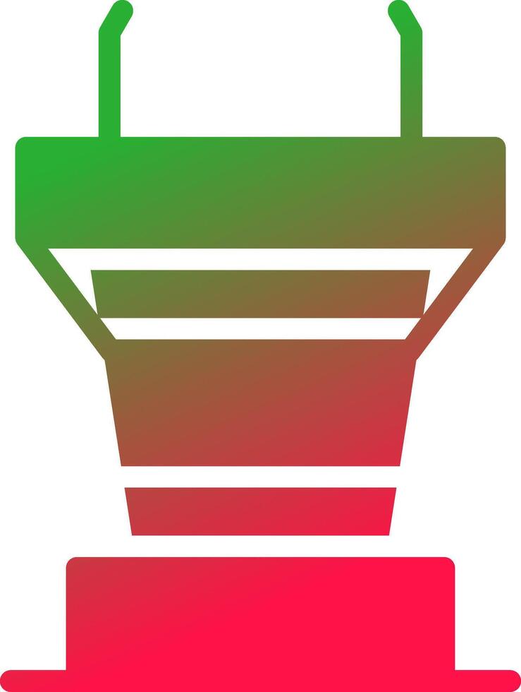 Podium Creative Icon Design vector