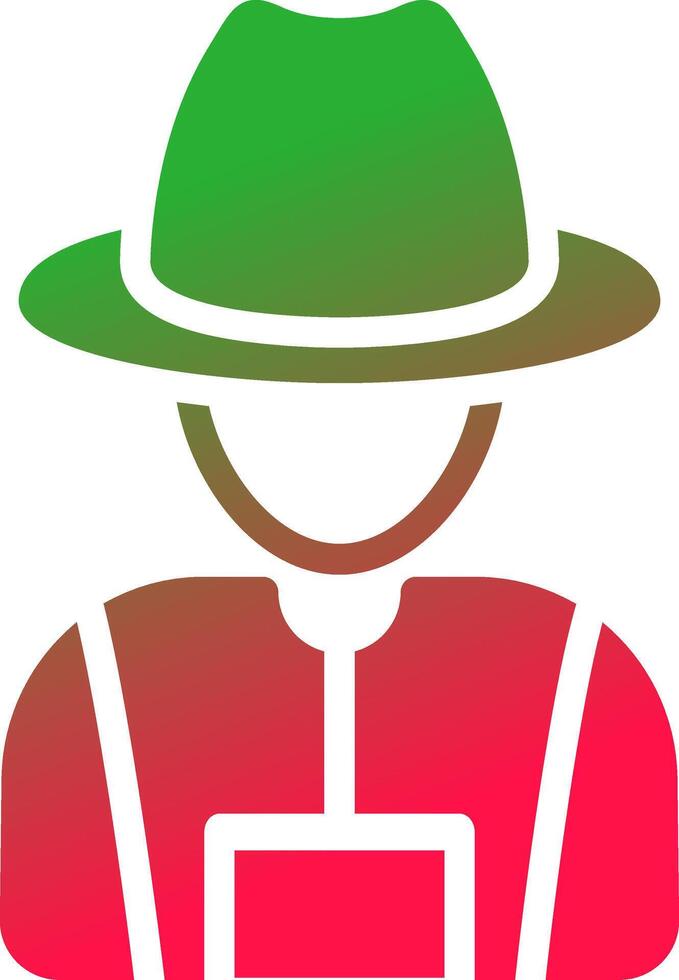 Farmer Creative Icon Design vector