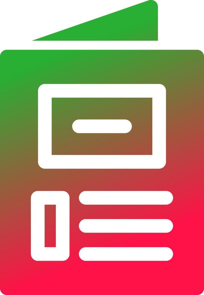 Brochure Creative Icon Design vector