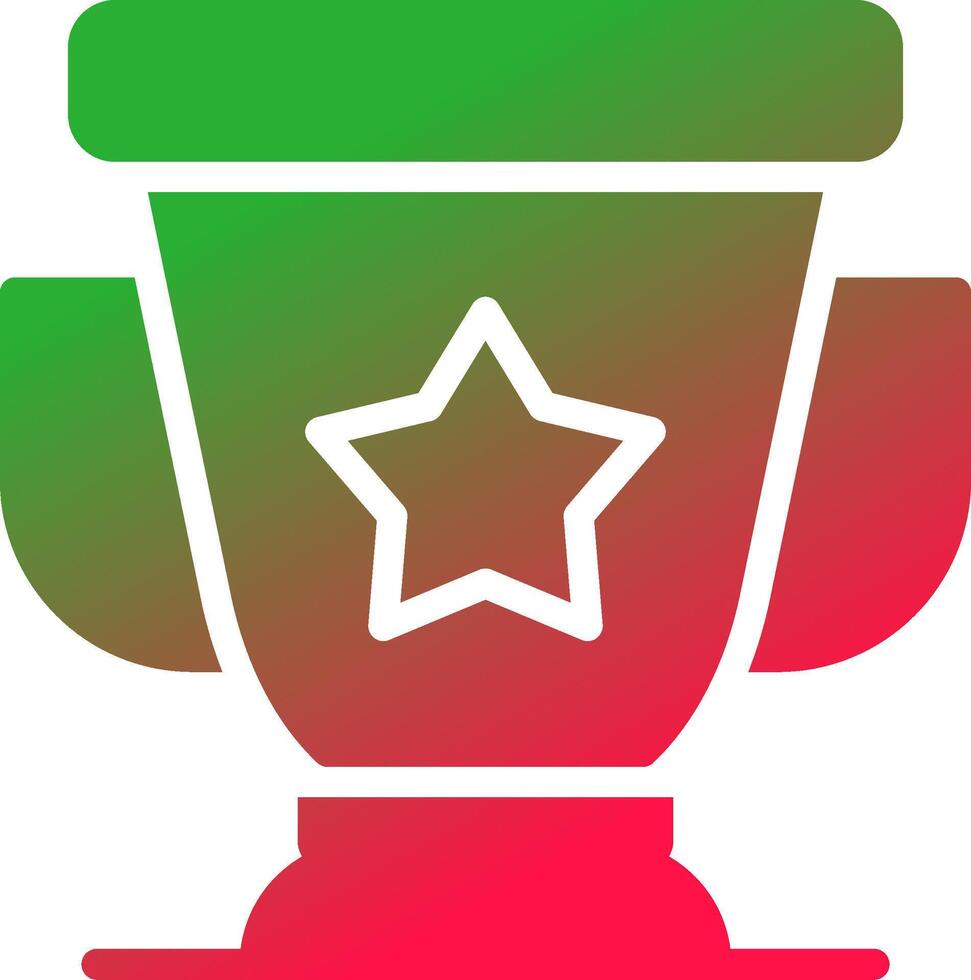 Trophy Creative Icon Design vector