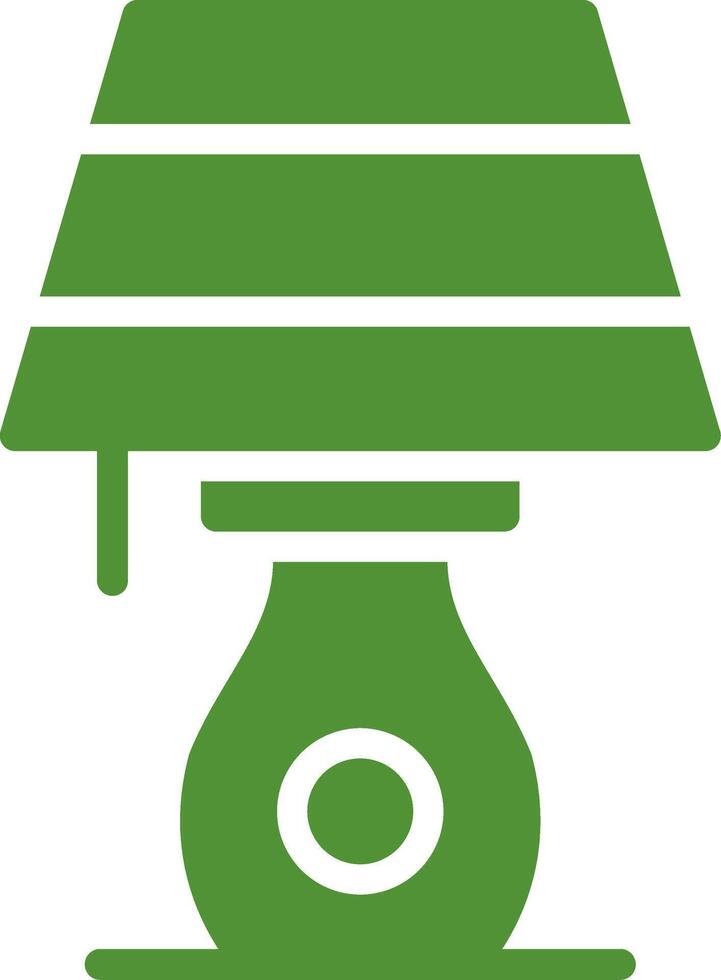 Table Lamp Creative Icon Design vector
