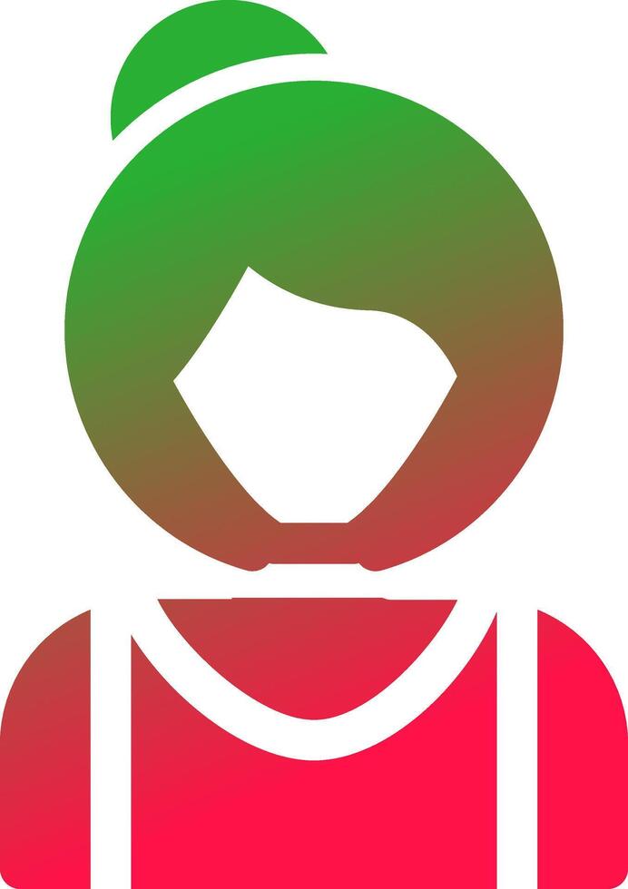 Old Woman Creative Icon Design vector