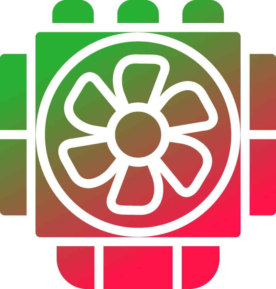 Heatsink Creative Icon Design vector