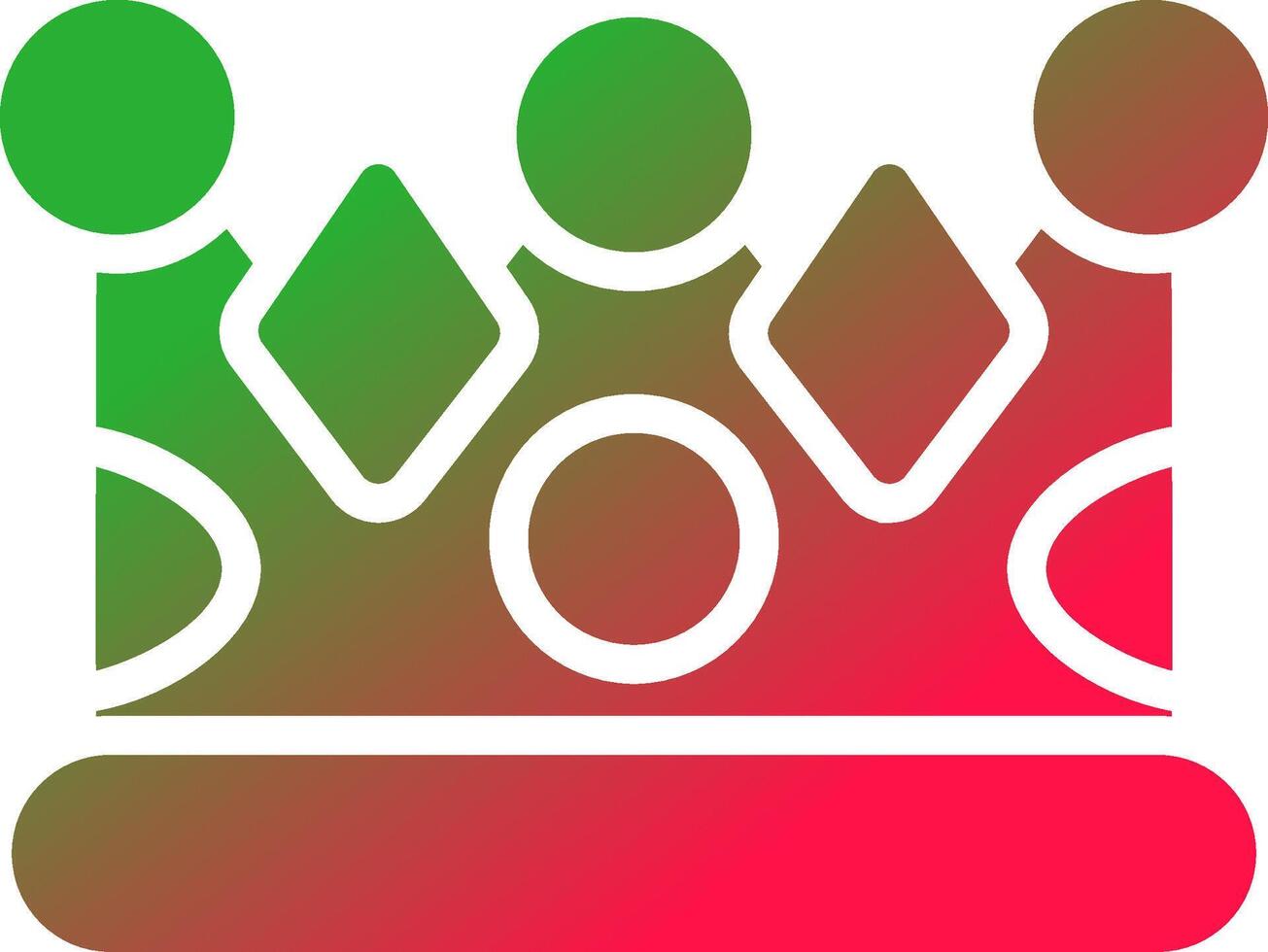 Crown Creative Icon Design vector